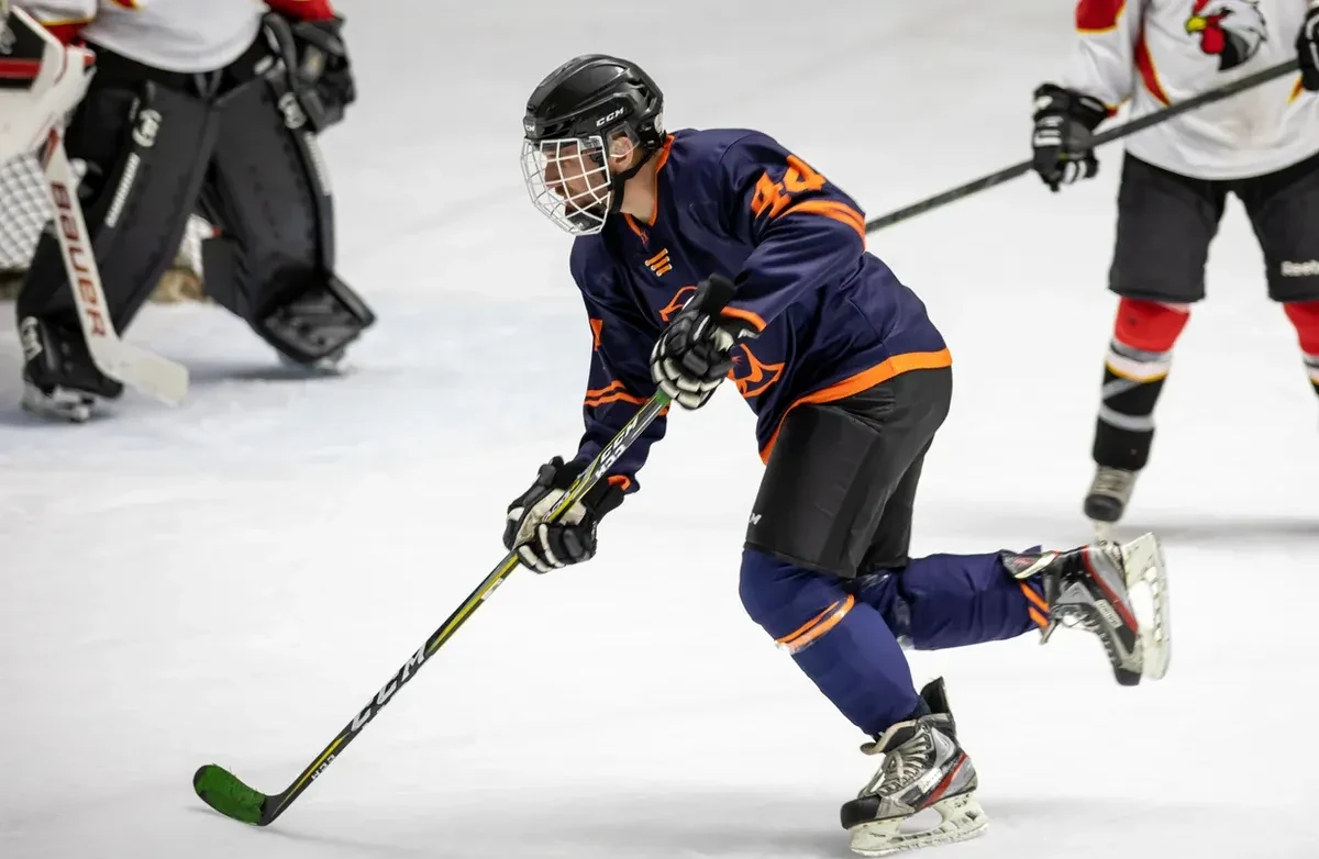 hockey player on the ice